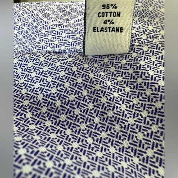 CALVIN KLEIN Infinite Non-Iron Slim-Fit Men’s Dress Shirt Size L Lavender - Picture 8 of 10